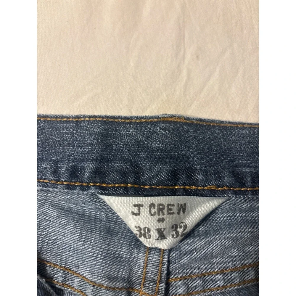 J. Crew Jeans Mens 38x32 Blue Good Medium Wash Straight Leg Denim Classic